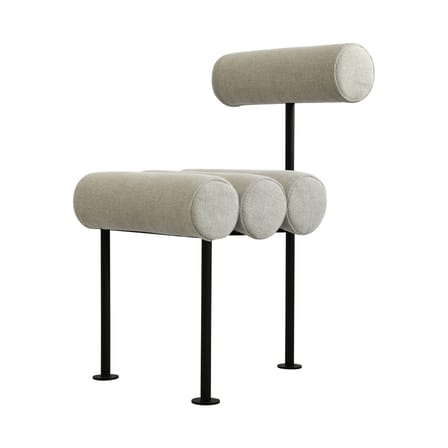 Chaise rembourrée Hiro tissu beige - 101 COPENHAGEN