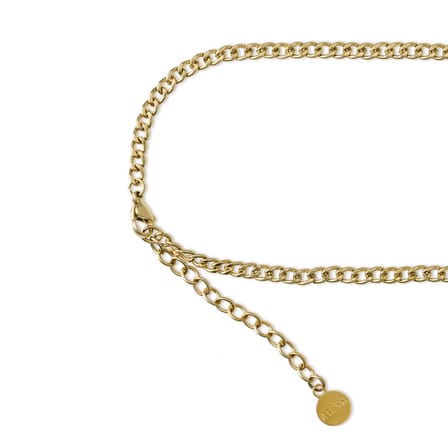 Collana Venusia - Trama oro metallo - Alessi