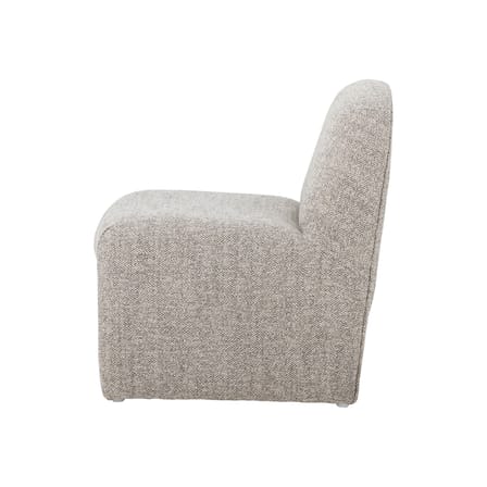 Fauteuil enfant Neel tissu gris - Bloomingville