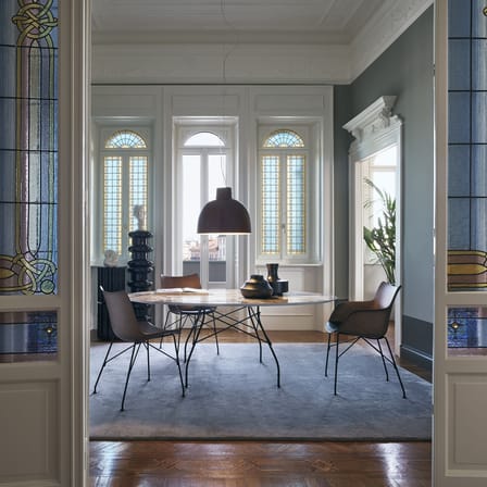 Fauteuil Q/Wood SOFT bois noir / Bois moulé - Kartell