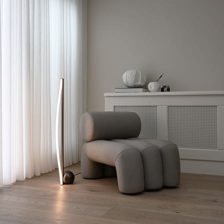 Bow Floor lamp metal brown / H 100 cm - 101 COPENHAGEN