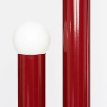 Lampadaire Déviation Double by Axel Chay métal rouge / H 170 cm - Exclusivité - Axel Chay