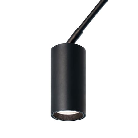 Lampadaire Fox métal noir / LED - H 225 cm / Pivotant & orientable - Nemo