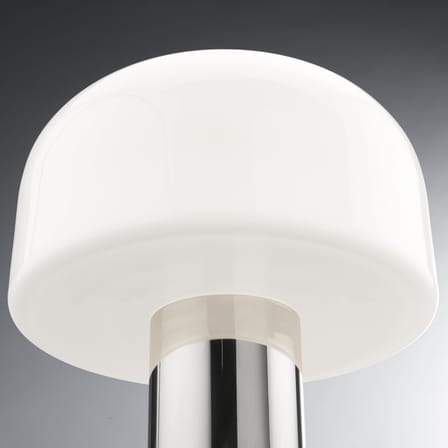 Lampe de table Bellhop Glass T verre argent - Flos