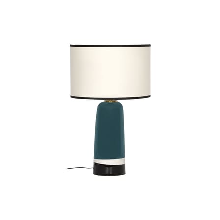 Lampe de table Sicilia Small céramique bleu / H 50 cm - Maison Sarah Lavoine