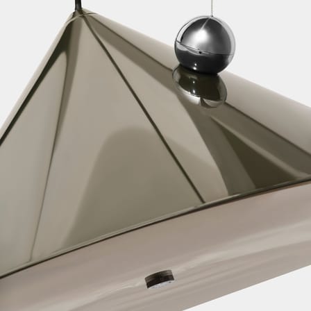 Pose LED Pendant metal green / Ø 25 x H 24.5 cm - Adjustable - Tom Dixon