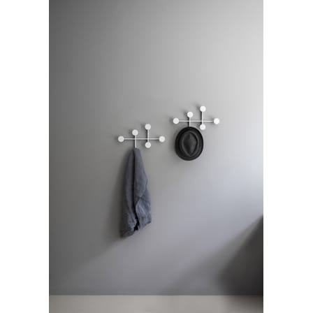 Portemanteau mural Afteroom Small métal blanc / L 37 cm - Audo Copenhagen