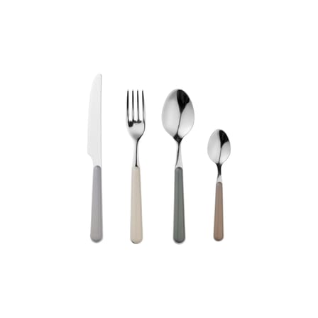 Set de couverts Marstal métal gris / 8 pièces (2 personnes) - BROSTE COPENHAGEN