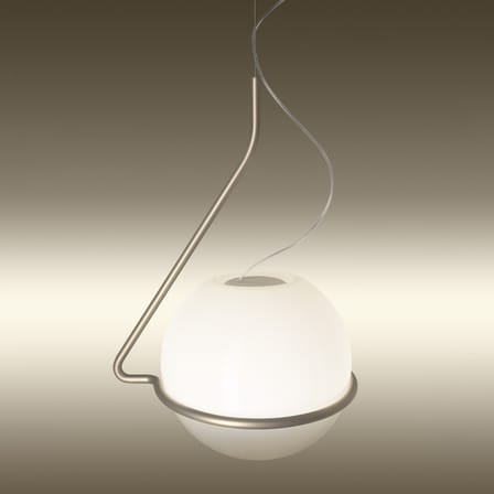 Suspension Tonda Large verre métal / Ø 33 cm - Foscarini