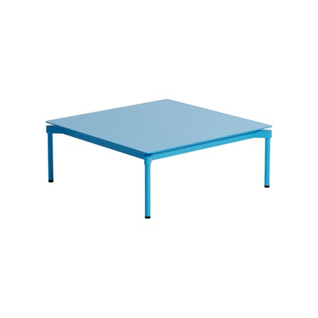 Table basse Fromme métal bleu / Aluminium - 70 x 70 x H 35 cm - Petite Friture