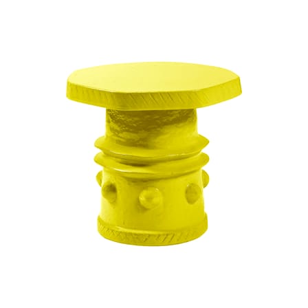 Table d'appoint Clara 08 céramique jaune / Ø 39 x H 37 cm - Serax