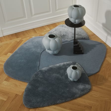 Tapis Mola bleu / 195 x 140 cm - AYTM