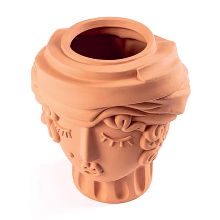Vase Magna Graecia - Woman céramique orange / H 33 cm - Terre cuite - Seletti
