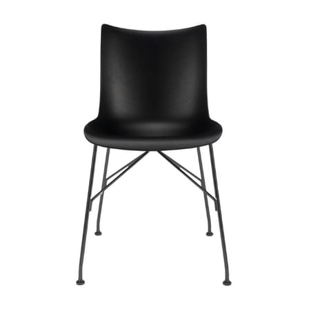 Chaise P/Wood bois noir / Bois moulé - Kartell