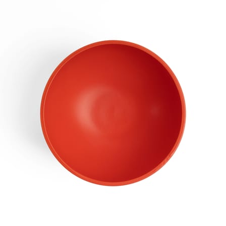 Coupe Strøm Large céramique orange / Ø 22 cm - Fait main - raawii