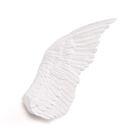 Décoration Memorabilia Mvsevm céramique blanc / Aile gauche (vue de dos) - H 80 cm - Seletti
