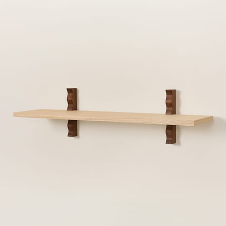 Etagère murale Heju X Nobodinoz bois naturel / L 90 cm - NOBODINOZ