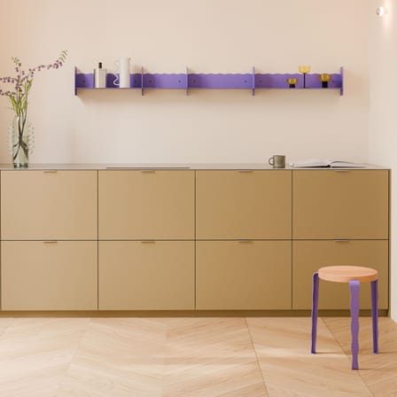 Etagère murale Pli Vague by Uchronia / L 60 x P 15 cm - TIPTOE
