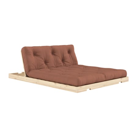 Schlafcouch Flip holz braun / L 145 cm - 3 Positionen - KARUP