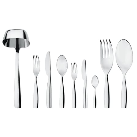 Fourchette de service Dressed métal / L 25 cm - Alessi