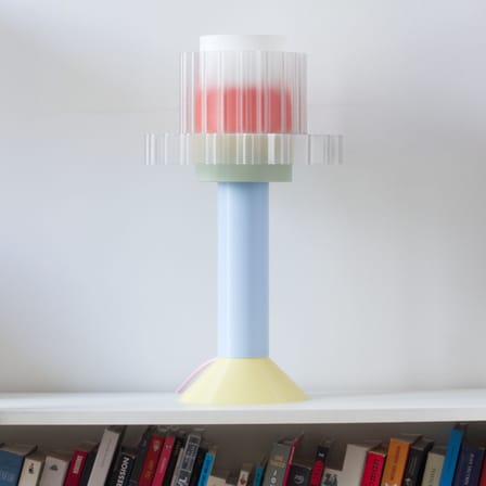 Lampe de table Gigi / H 51 cm - Plastique recyclé / Fabriqué en France - Warren & Laetitia