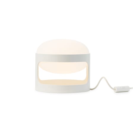 Lampe de table KD28 plastique blanc / Joe Colombo, 1967 - Recyclé - Kartell