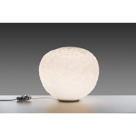 Lampe de table Meteorite verre blanc / Ø 35 cm - Artemide