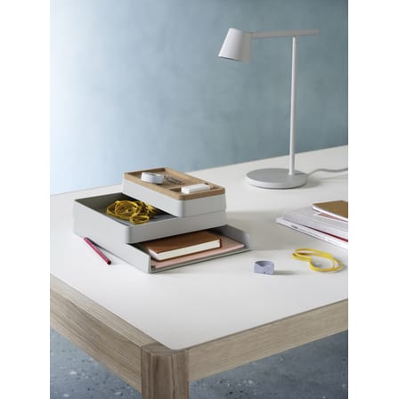 Lampe de table Tip LED métal gris / Orientable - Muuto