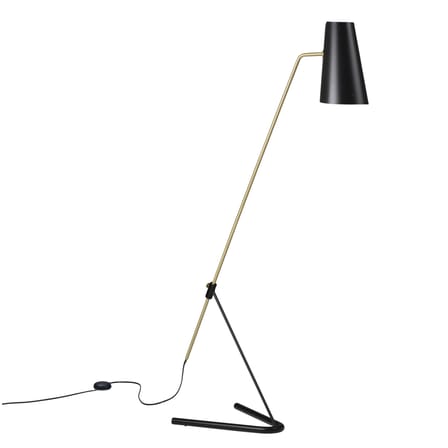 Lampadaire G21 Perforé métal noir / Liseuse - Réédition 1951, Pierre Guariche - SAMMODE STUDIO