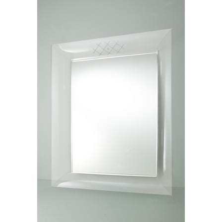Miroir mural Francois Ghost plastique transparent / 65 x 79 cm - Philippe Starck, 2005 - Kartell
