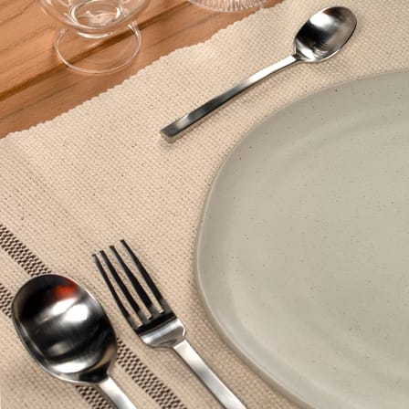 Piatto da dessert Flow ceramica bianco / Ø 22 cm - Ferm Living
