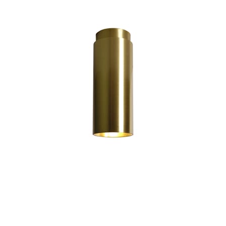 Plafonnier Tobo C65 métal or / Ø 6,5 x H 16,5 cm - DCW éditions