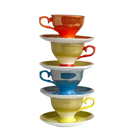 Set de 4 tasses à espresso + soucoupes Grandma - Pols Potten