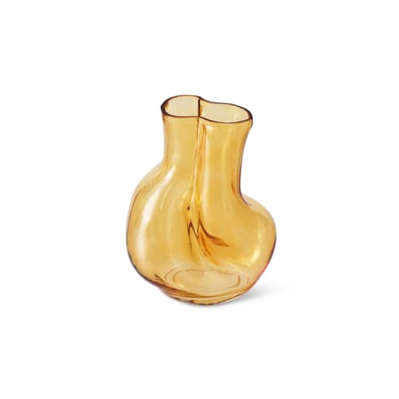 Vase Gleam verre orange / H 22 cm - HK LIVING