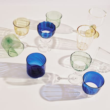 Weinglas Yam 06 glas gelb / Set von 4 - Serax