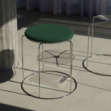 Accessoire  tissu vert / Coussin aimanté pour tabourets Wire - &tradition
