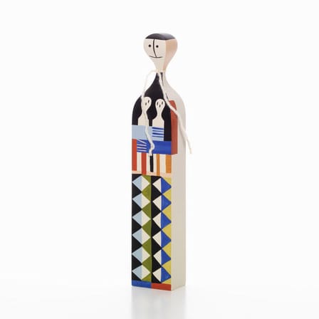 Décoration Wooden Dolls - No. 5 bois multicolore / By Alexander Girard, 1952 - Vitra