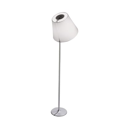 Lampadaire Melampo Terra métal tissu gris / H 163 cm - Artemide