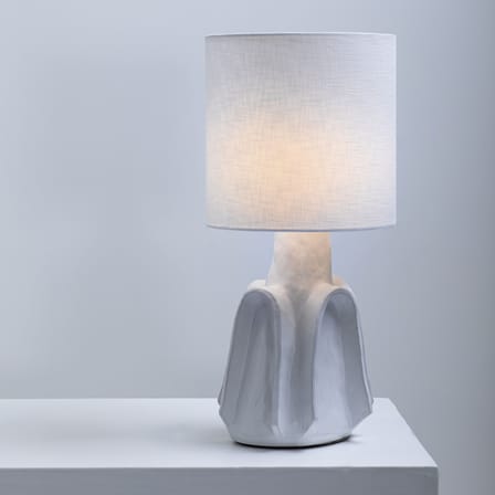 Lampe de table Billy céramique blanc / H 53 cm - Serax