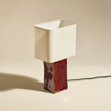 Lampe de table Nomad céramique marron - Maison Sarah Lavoine