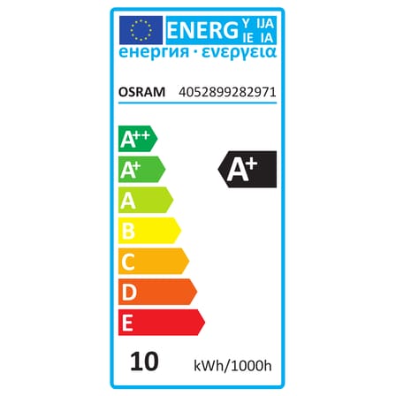  LED bulb E27 glass white / Standard frosted - 10W=75W (2700K, Warm white) - Osram