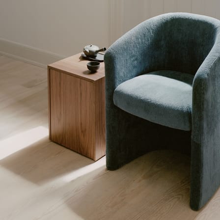 Table d'appoint Mass / Tiroir - 40 x 40 x H 47 cm - NEW WORKS