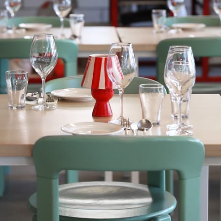 Photophore Cantine céramique rouge - & klevering