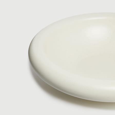 Piatto fondo Dough ceramica bianco / Ø 33 x H 7,5 cm - TOOGOOD