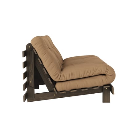 Schlafcouch Roots holz braun / B 160 cm - 3 Positionen / Struktur Braun - KARUP