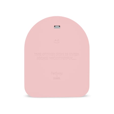 Specchio murale Mirage materiale plastico rosa Cupola / Vetro colorato - L 60 x H 73,5 cm - Fatboy