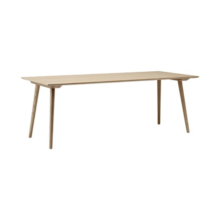 Table rectangulaire In Between SK5 bois naturel / 90 x 200 cm - Chêne - &tradition