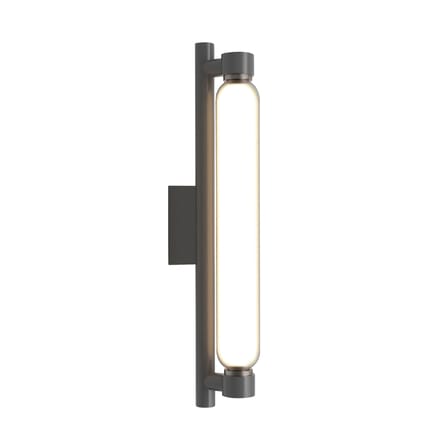 Wandleuchte La Roche LED metall glas grau / By Le Corbusier - Neuauflage 1920' - Nemo