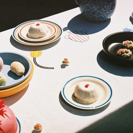 Set de 2 assiettes à dessert Sobremesa / Ø 18,5 - Grès - Hay