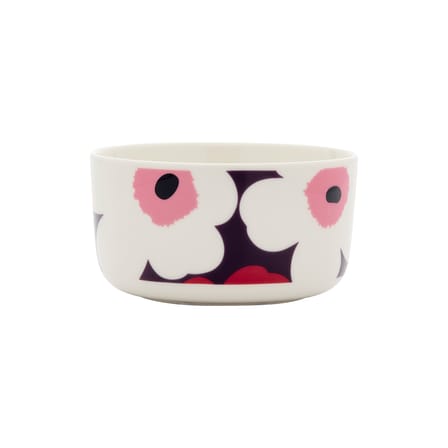 Bol Unikko céramique violet / Ø 12,5 x H 7 cm - 50 cl - Marimekko